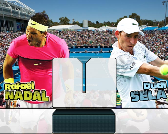 Nadal vs Sela en Australian Open 2015